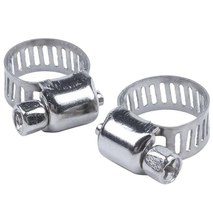 Stainless Steel Regular Gas Stove Pipe Clips - Pack of 10