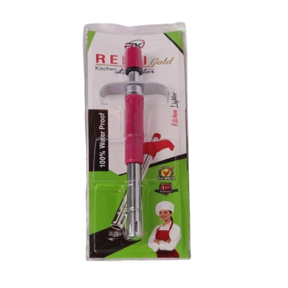 Lightweight Gold-Toned Gas Stove Lighter for Indoor and Outdoor Use