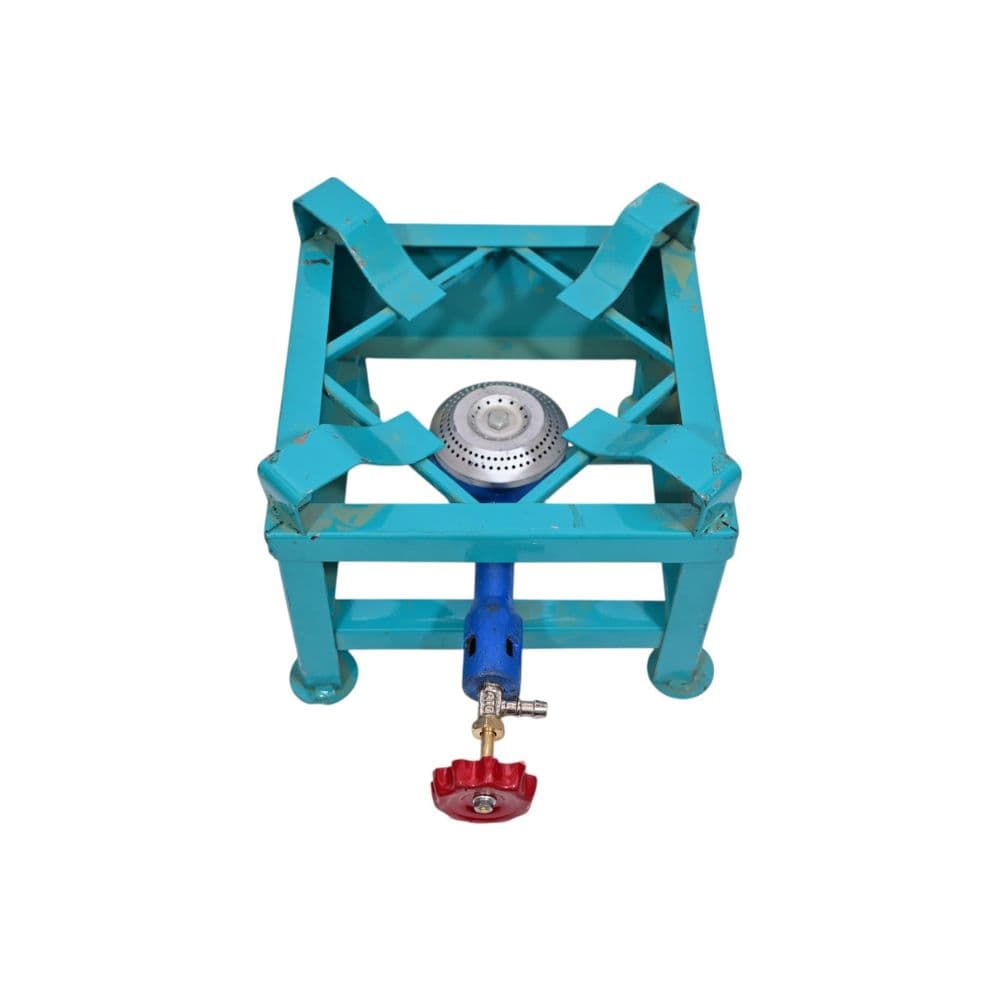 Heavy-Duty 9-Inch Iron Bhatti with High-Pressure Adaptor for Commercial Kitchens