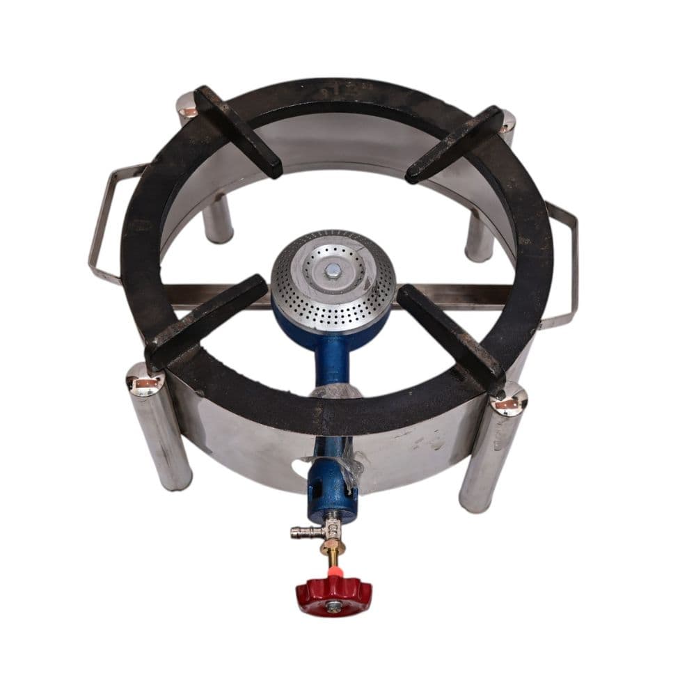 12-Inch Commercial Stainless Steel Bhatti with High-Pressure Compatibility