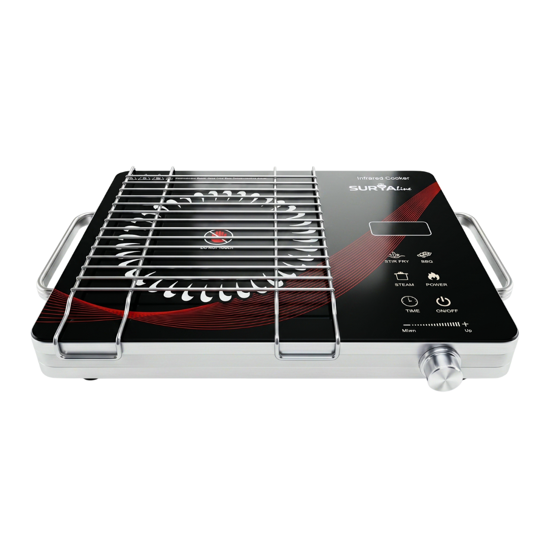 BaniaMart Infrared Induction Stove | Premium Golden and Brown finish | 2200 Watt Power
