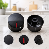 BaniaMart Metal Black Gas Stove Replacement Knob