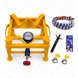 BaniaMart Iron Square Bhatti with complete Accessory Kit