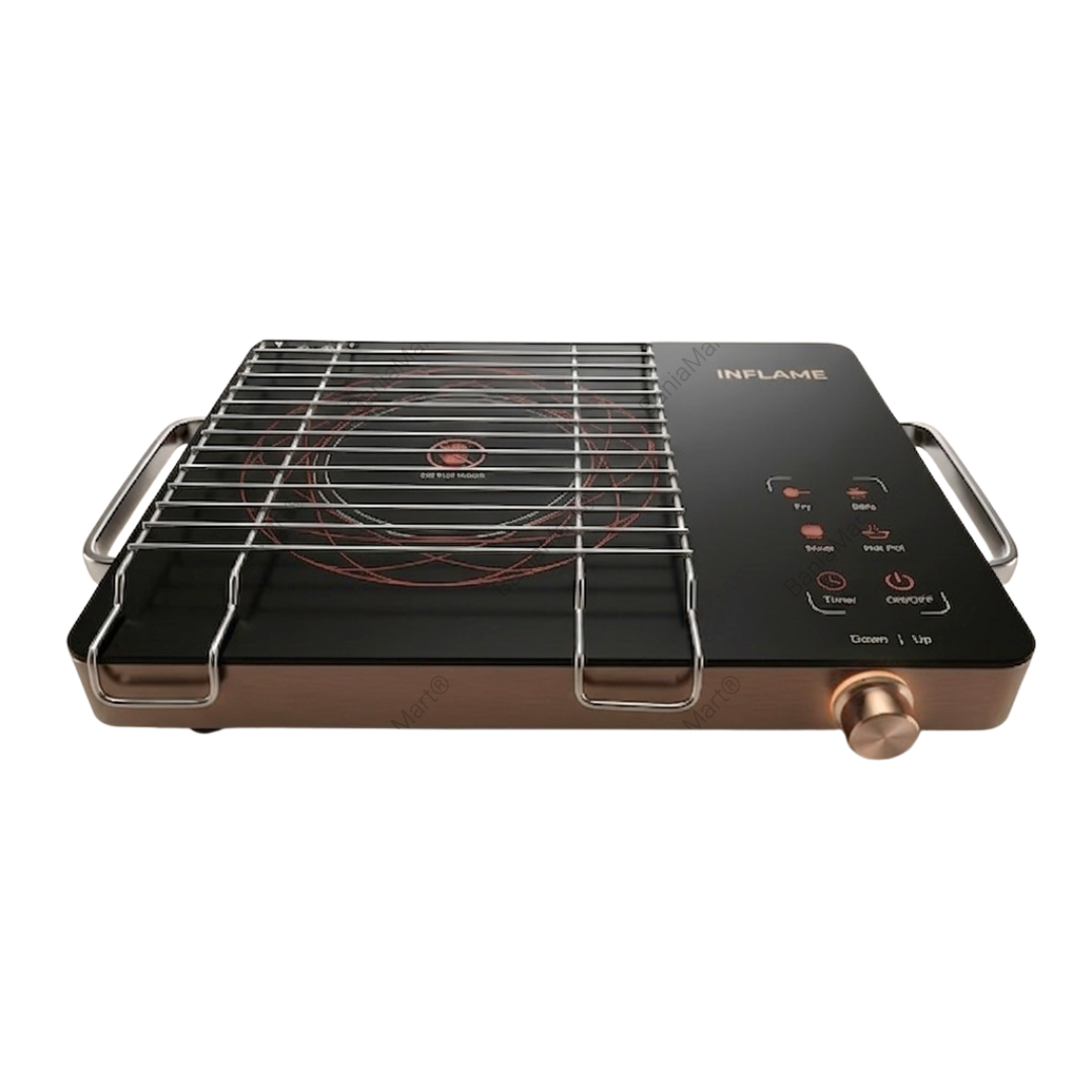 BaniaMart Infrared Induction Stove | Premium Golden and Brown finish | 2200 Watt Power