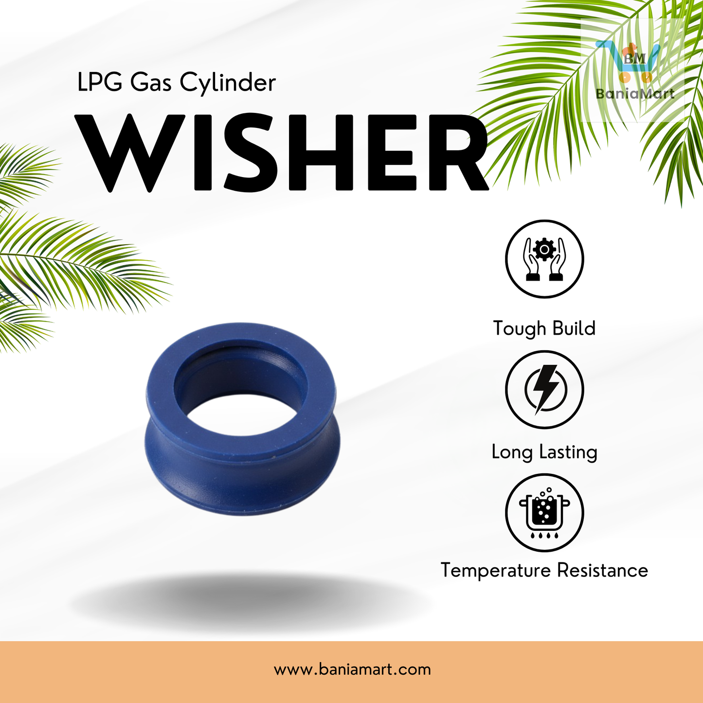 BaniaMart LPG Gas Cylinder Rubber Wisher | Gala Wisher