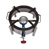 BaniaMart Stainless Steel Round Bhatti with complete Accessory Kit