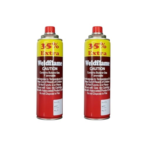 BaniaMart AutoGun Ignition Butane Gas Blow Torch with Butane Bottle