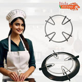 BaniaMart Gas Stove Katori Stand Heavy SS | Set of 2