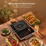 BaniaMart Infrared Induction Stove | Premium Golden and Brown finish | 2200 Watt Power