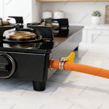 BaniaMart Gas Stove Pipe / Hose SS Butterfly Clip Set