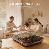 BaniaMart Infrared Induction Stove | Premium Golden and Brown finish | 2200 Watt Power