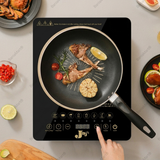BaniaMart Induction Stove | Premium black glossy finish | 2000 Watt Power