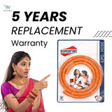 BaniaMart LPG Gas Stove Premium Pipe / Hose with Butterfly Clip Set