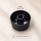 BaniaMart Metal Black Gas Stove Replacement Knob